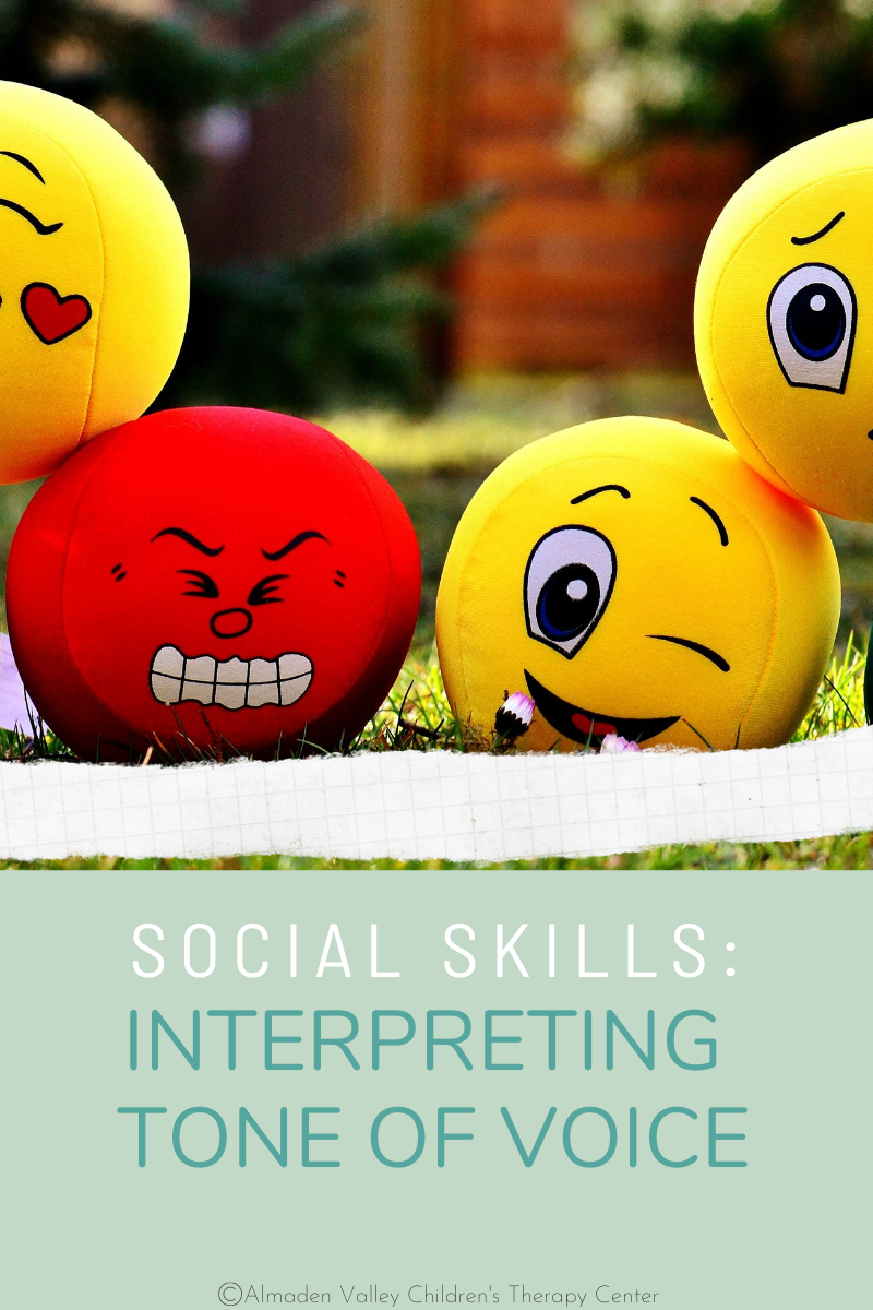 Social Skills: Interpreting Tone of Voice - Almaden Valley Children's  Therapy Center